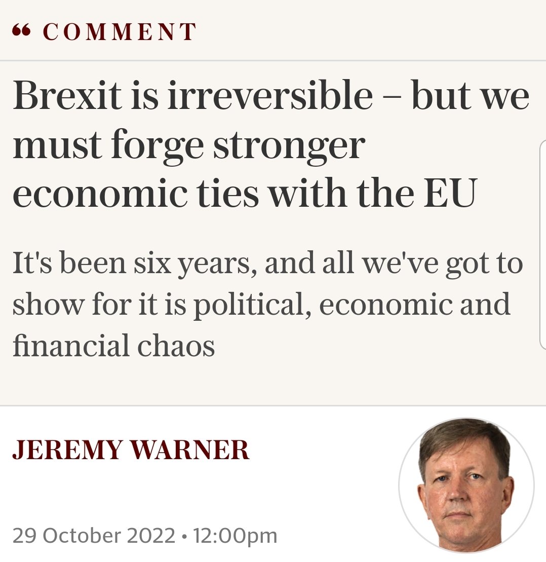 'It's been six years, and all we've got to show for it is political, economic and financial chaos'. telegraph.co.uk/business/2022/…