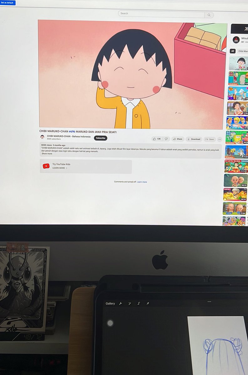 Been watching maruko - chan for 2 days straight ✨✍🏻