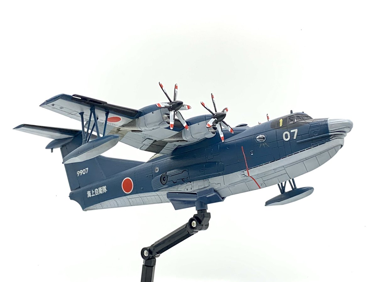 mewmew1001mew's tweet photo. アオシマ1/144J.M.S.D.F. US-2 完成しました😀😀
#aoshima #tamiya #creos #vallejo #hasegawa #jmsdf #144thscale #plasticmodel https://t.co/EsUomX8VhD