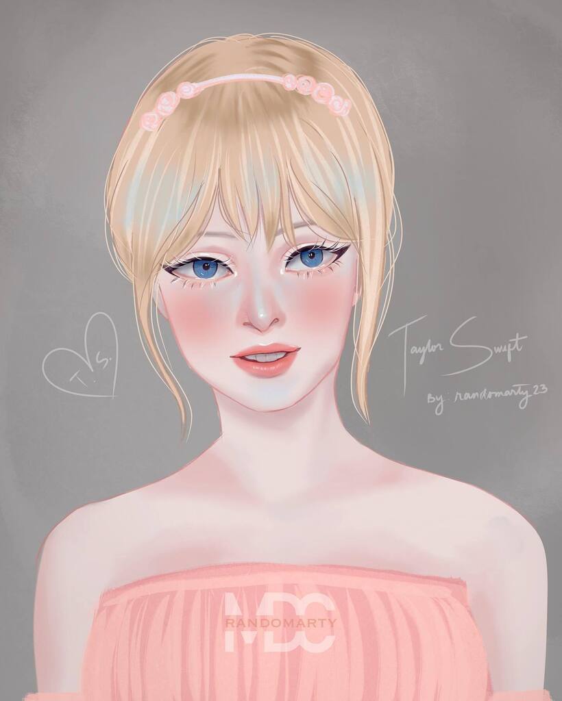 randomarty23's tweet photo. Trying this art style 💖 #taylorswift #fanart #taylorswift13 #pastel #randomarty #ipaddrawing #digitalart #practice #artstyleexplorer #swiftie https://t.co/jqnIfENdyB https://t.co/zqBV2kzB1A