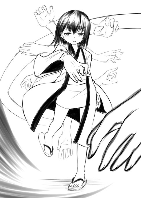 追いかけてるのはたぶんこの子とか(数年前の同人誌のキャラ) 