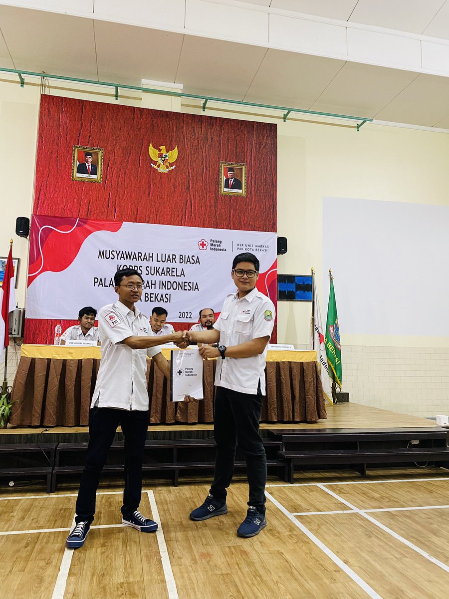 Musyawarah Luar Biasa KSR PMI Kota Bekasi #pmisiapbantu #pmiselalubantu #palangmerah #palangmerahremaja #korpsukarela