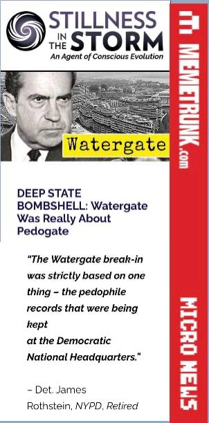 Jfkjunior17's tweet photo. WATERGATE was really about PEFOGATE 💥💥💥

Never forget why we started. It was always and still is about the children. 
Crimes Against Our Children

We all have a responsibility to protect our global children
#pedowood 
#pizzagate https://t.co/Kbh0Efwtyf
