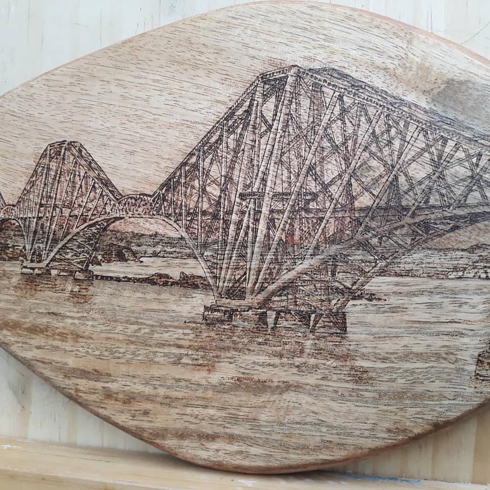 We have one space left on our intro to Pyrography (decorative woodburning) workshop tomorrow (31st), this will be 12pm - 2pm in <a href="/16/">@16</a> cabin on Portdownie. If you fancy giving this a try please get in touch - info@goforthandclyde.org.uk