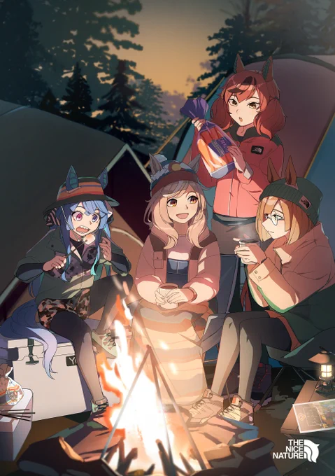#今月描いた絵を晒そう 季節外れの夏キャンなどを 