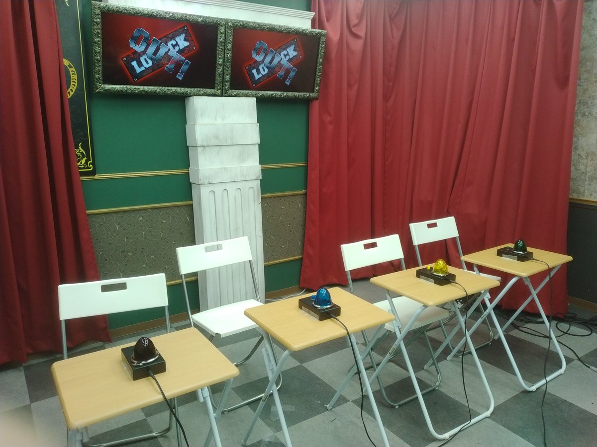 quizlivech's tweet photo. 19時から生放送！ぜひご覧ください！（佐々木）
【ガチンコクイズ番組】LOCK OUT! #170  https://t.co/u1gQOqWCr5 https://t.co/lSJsNWzY1N