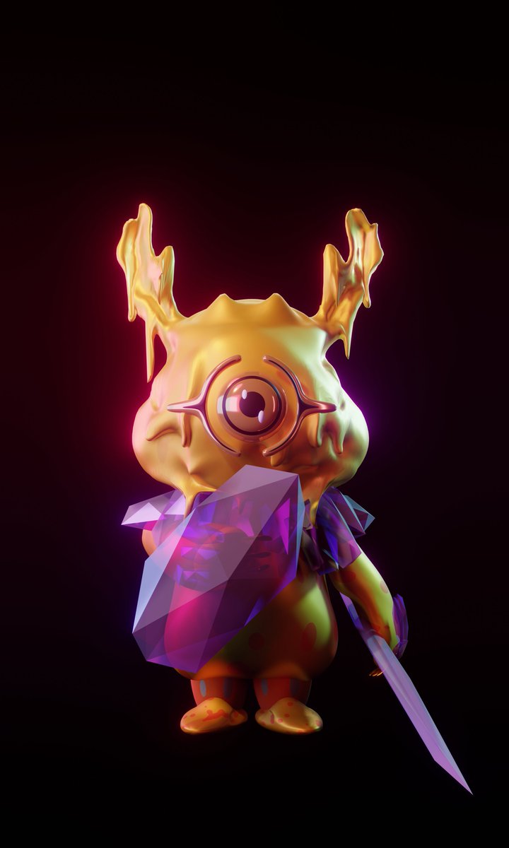 jpegkidz's tweet photo. This little buddy is melting in hot! purple crystal is loooking sick! My first render for the #otherside community, hope you like it!   

Owner: @diegorst
Otherdeed #14141 #Koda 
ID #7355 

@yugalabs
@OthersideMeta
@Othersidegangs
@BoredApeYC
#bayc https://t.co/U8NohxR8KI