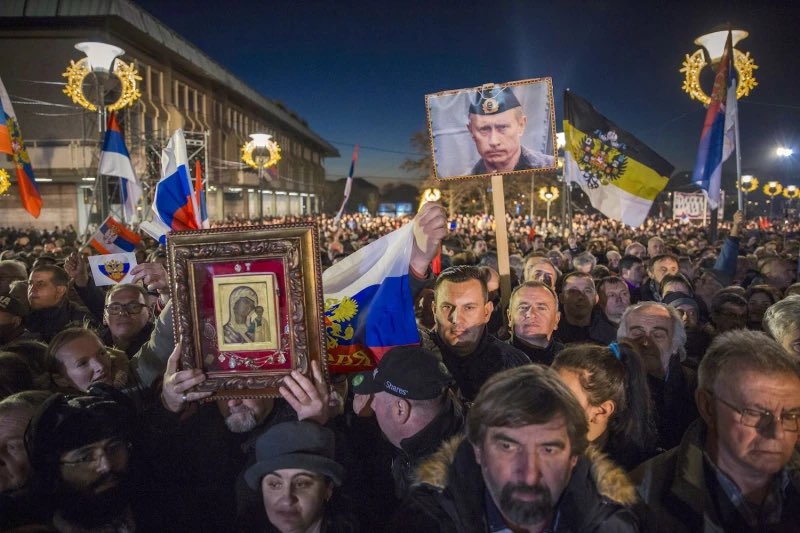 Tomislav Marković in the @guardian on the grave dangers of dominant Serb identity, another European and Slavic culture that refuses to acknowledge its role in past violence and suffering, and that – even now – finds Putin inspiring. theguardian.com/commentisfree/…