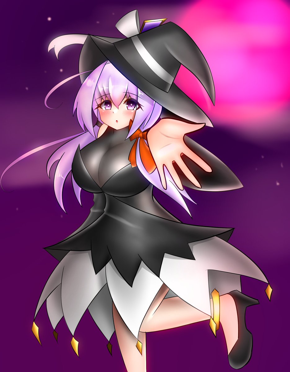 歴代うちの子ハロウィン絵
2018～2021
今年も描きましたが毎年恒例のルナセレナーデちゃん!! 