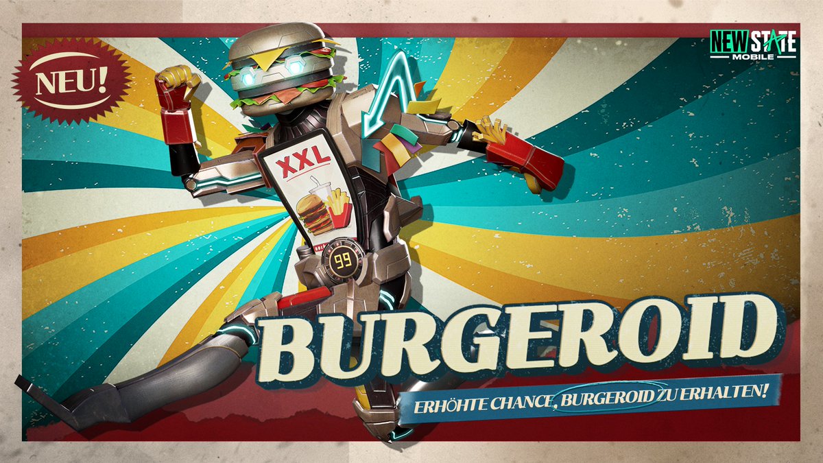 DE_NEWSTATE's tweet photo. Schon mal von Burgern für unterwegs geträumt? 🍔😋
Nun... dieser Burger ist buchstäblich immer 'unterwegs' 🏃🏃
#NEWSTATEMOBILE #NEWSTATECHEST https://t.co/JiKFwd6bOi