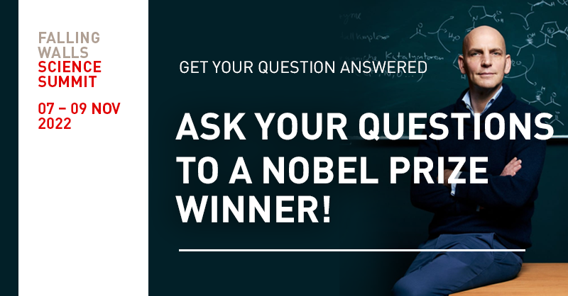 Sign up for the Falling Walls Breakthrough Conversations with Nobel Prize Winner Benjamin List on 08 November 2022.