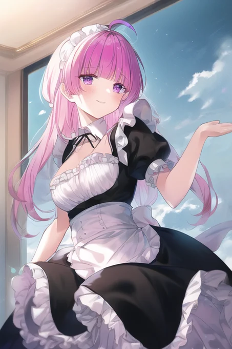 衣装再現したかった(おしい)#NovelAI #NovelAIDiffusion 