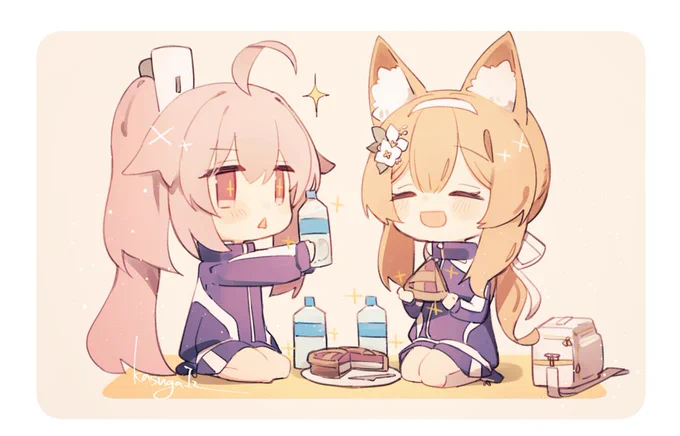 ごくむしゃナツちゃんマリーちゃん 
