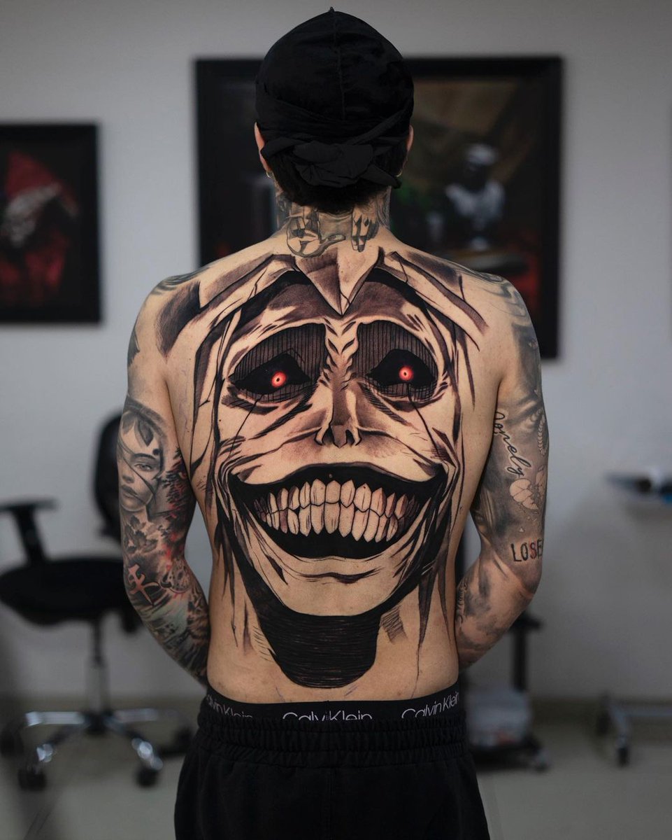 worldtattooG's tweet photo. Solo Leveling, tattoo artwork by © Sebastian J Frost. https://t.co/TEj65Lv64c