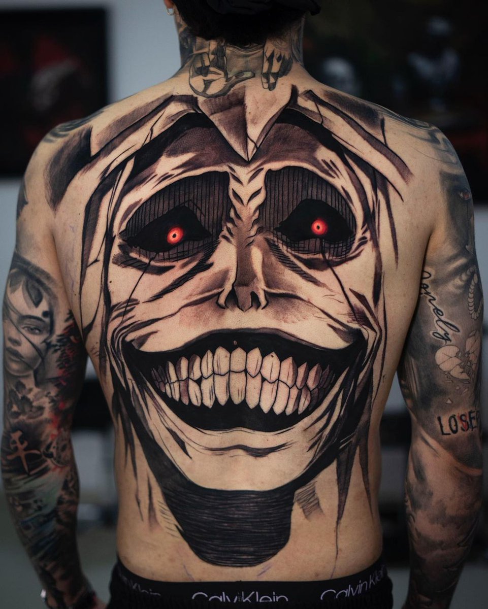 worldtattooG's tweet photo. Solo Leveling, tattoo artwork by © Sebastian J Frost. https://t.co/TEj65Lv64c