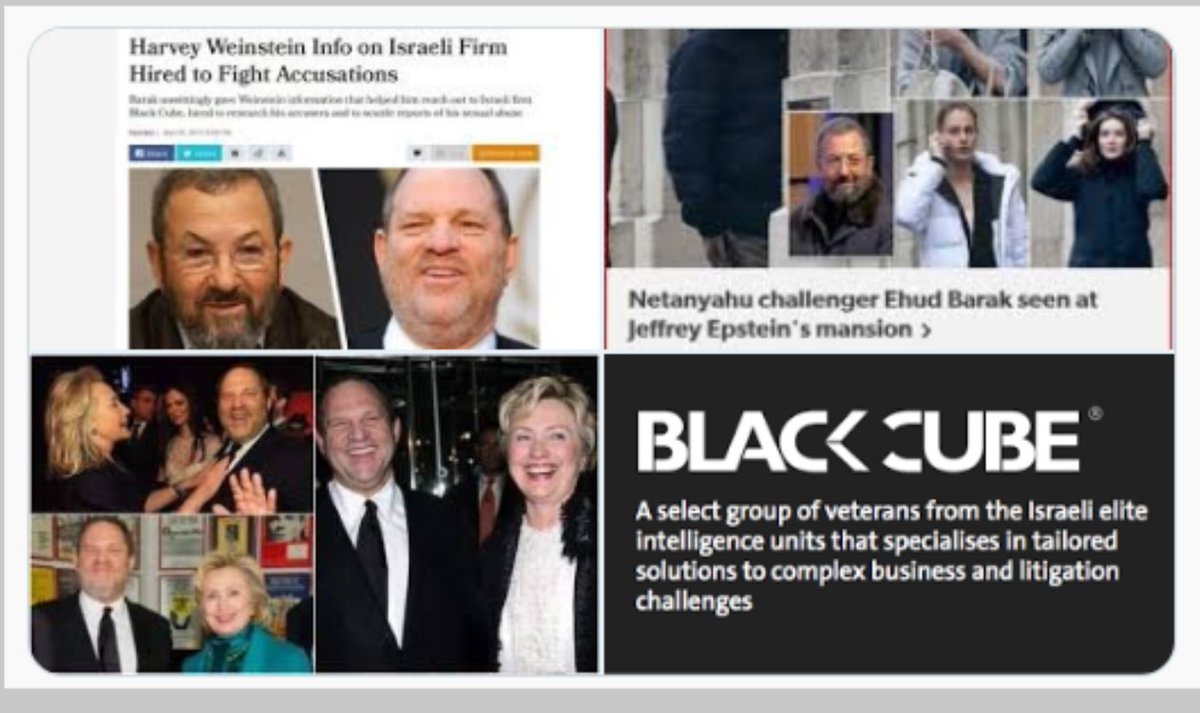 FieldWhistle's tweet image. Black Cube: Israeli Spy Agency Covered-up Weinstein Scandal bit.ly/3FpCesF

Trial Topic: Weinstein’s Use Of Black Cube To Spy On Accusers l bit.ly/3SNVtiK

Blackmail Machinations bit.ly/3SQH19F


#c2cBlackCube #c2cEpsteinAssociate