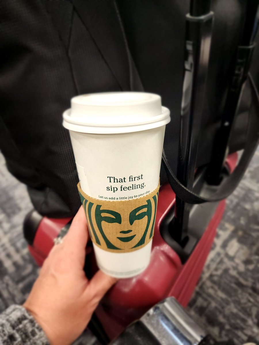 An early morning flight calls for a little joy/jolt to get the day started!
Time to engage, advocate and work for certified diverse businesses.
Will I see you in New Orleans?

#NMSDCConference
#DiversityMatters
#SupplierDiversity
<a href="/Starbucks/">Starbucks</a> <a href="/kroger/">Kroger</a> <a href="/Delta/">Delta</a> 
@NMSDCHQ