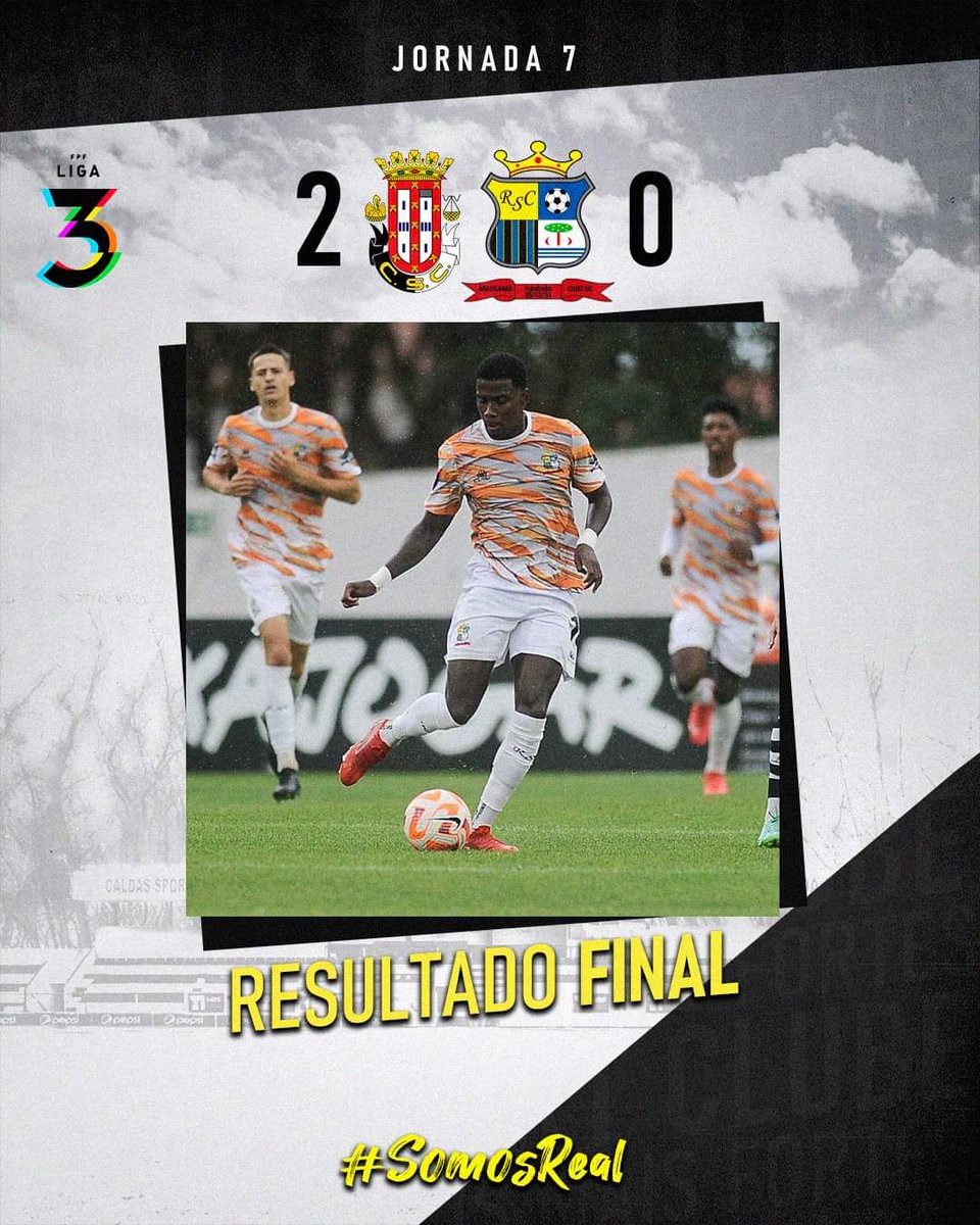 RealSportClube3's tweet photo. 🆕️ Derrota ao cair do pano só nos pode fazer mais fortes para o futuro.  Vamos com tudo porque #somosrealsc 👑

#RealSC #liga3 #purofutebol https://t.co/HOt8r6djdN