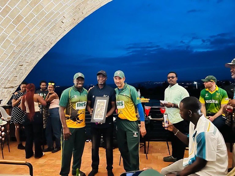 TShow77's tweet photo. Shoutout to @lonigcrickclub @MatthewCondotti @Nobazz1 and the entire team for an amazing tour! 
Thank you to @RwandaCricket, Will Hammond and the @CricketBuilds team as well for the hospitality #CricketTwitter https://t.co/T0m1L7ASFe