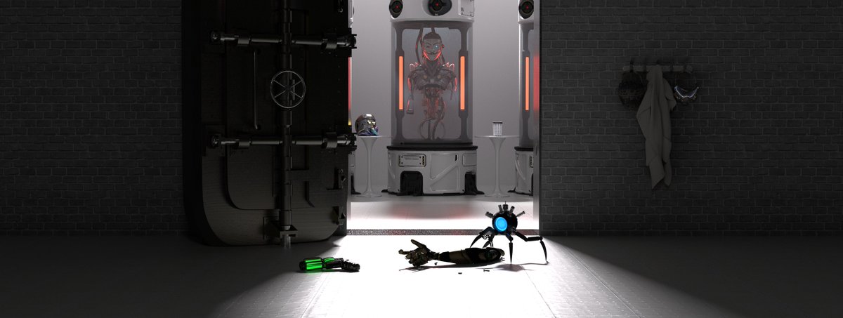 We have located the vault and have run our assembly line once again!. Our #Synthients are being tested

#NFTs #opensea