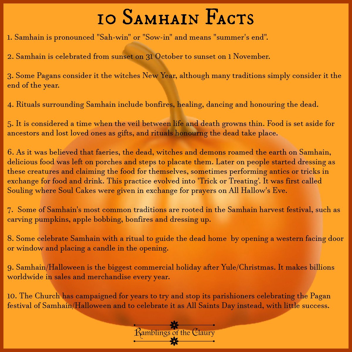 KEEP CALM Samhain is coming 🍁🍂🧡