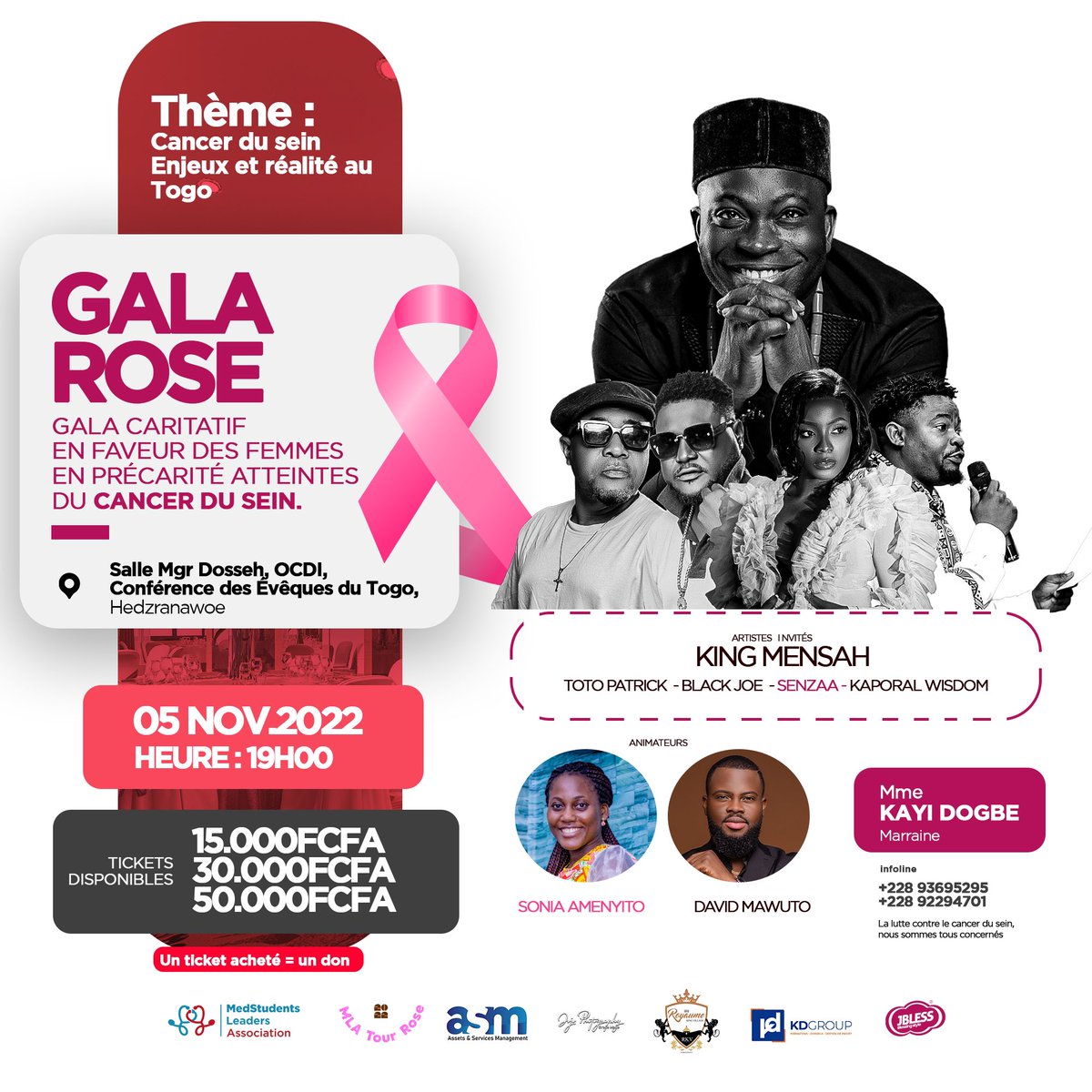 #HCTEMALI
La cause est noble .
Nous sommes tous concernés.
Ça n’arrive pas qu’aux autres.
J’y serai et vous❓❓❓

Merci à vous 
<a href="/beauty_sodokin/">Your passionate 👩‍⚕️| #MlaTourRose2025</a> <a href="/medstud_lead/">Doctors of MLA - #MlaTourRose2025</a> <a href="/KayiDogbe/">Dr. Kayi Dogbe</a>