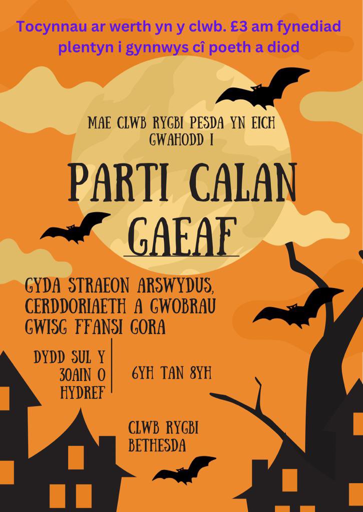 Clwb Rygbi Bethesda tweet media