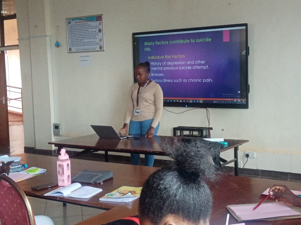 g1_cbo's tweet photo. Our team in partnership with Chuka University Dean of students office engaged with the university Peer Counselors with an aim of improving their psychosocial support skills.
#mentalwealthness https://t.co/EfW1kAUZ1u