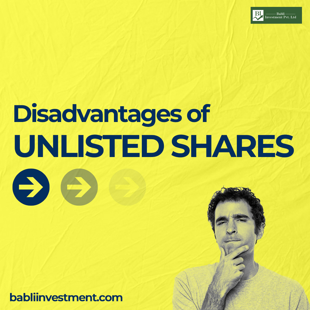 BabliInvestment's tweet photo. " A company that's not listed on the stock market has disadvantages, which is why we provide the most innovative and flexible investment solutions. 
Trade Wisely Trade Babli "

#unlistedshares #unlistedstocks #babliinvestment #stocks #shares #unlistedmarket #investing https://t.co/k3hQb46u5j