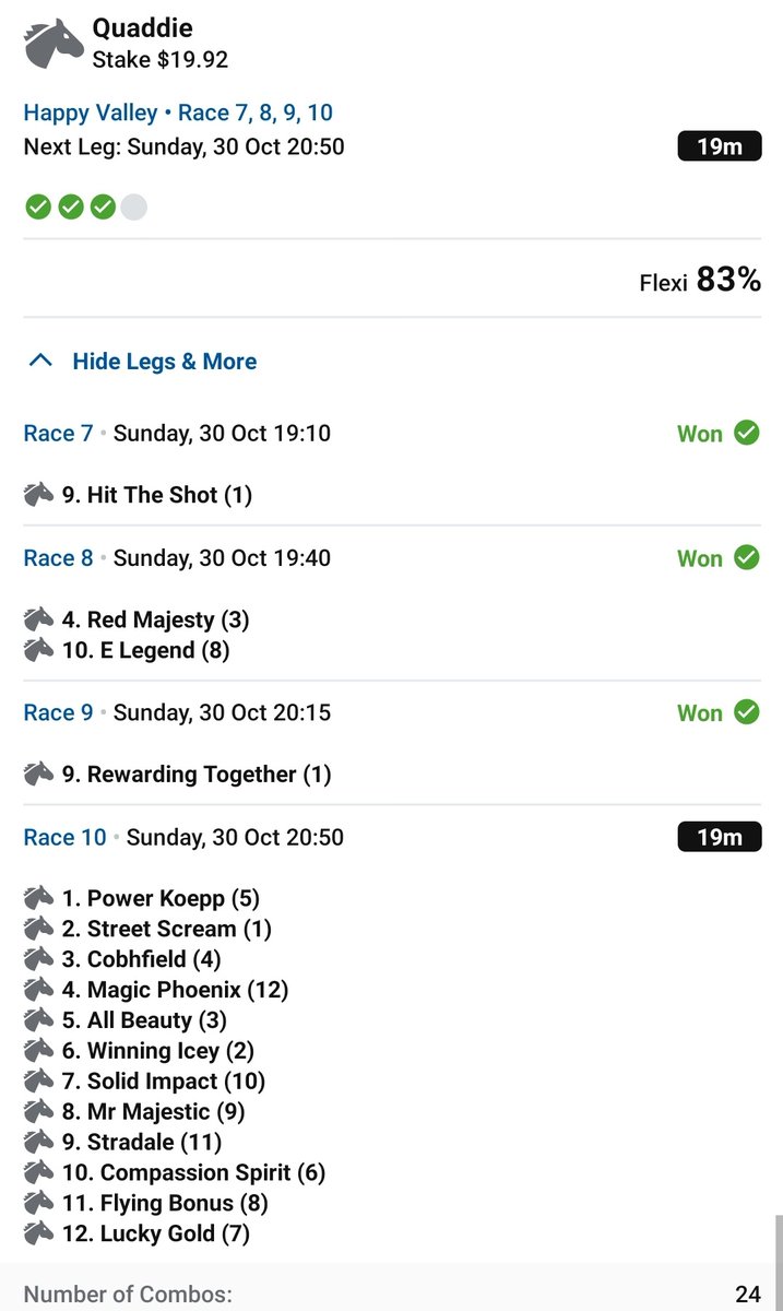 volcanicbarton's tweet photo. It may not be 40k but this is gonna be a fun last race!! @puntingbattler and thanks to @nickcat7 I forgot happy valley was on until I saw ur tweet 🤝 https://t.co/0bBM889K3K