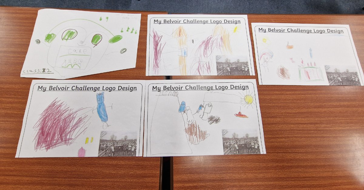 A big shout out to the children of <a href="/harbyprimary/">Harbyprimary</a> who entered the Belvoir Challenge t-shirt design competition.

We've had some inspiring entries. Which concept have we chosen? Watch this space.

Entry for #BelvoirChallenge2023 opens on 1 Nov at 00:01: belvoirchallenge.com