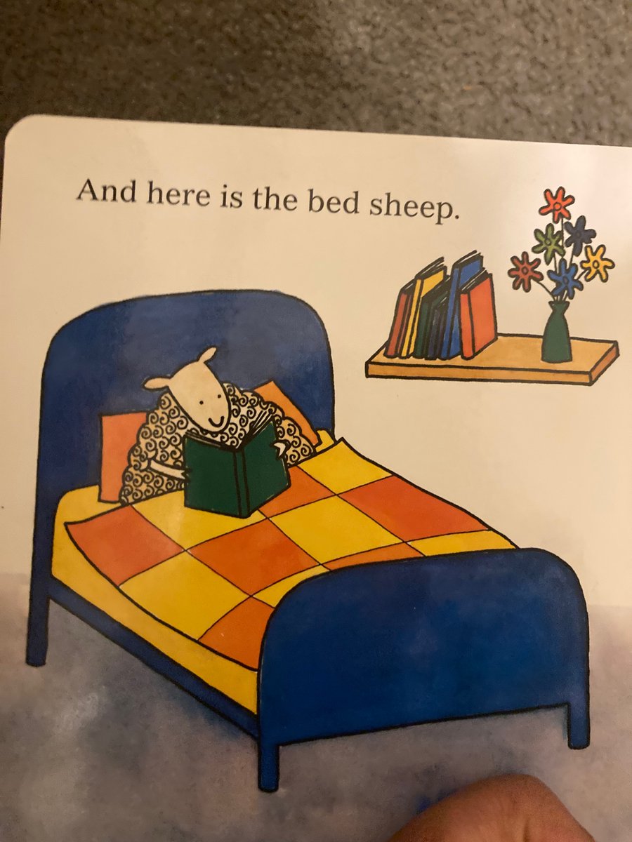 Shout out to the bed sheep. A lifestyle I aspire to.
