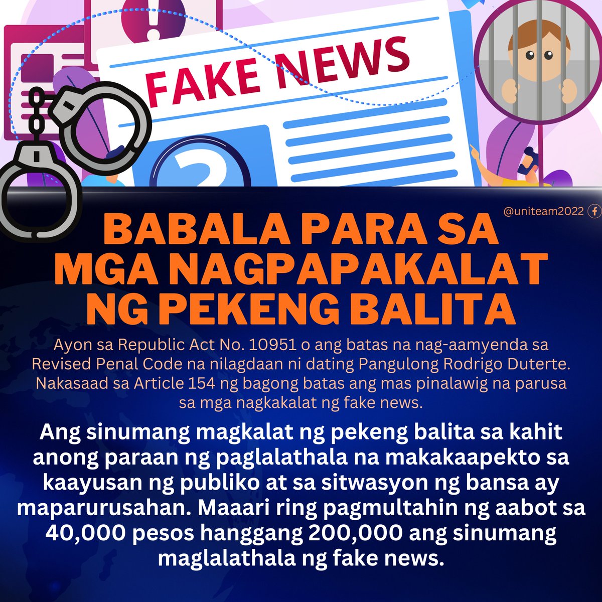 jcpunongbrgy's tweet photo. Ayan.. Yare... ang dami nyan dito sa Twitter mga kakamputa. Pag nagpost yung isa ng pekeng balita, isheshare na nila yan kahit alam nilang hindi credible yung sources nila o kaya binulong lang.. madalas ganyan mga kakamputa kaya natalo nhng eleksyon. https://t.co/Lt4KTT8UuX
