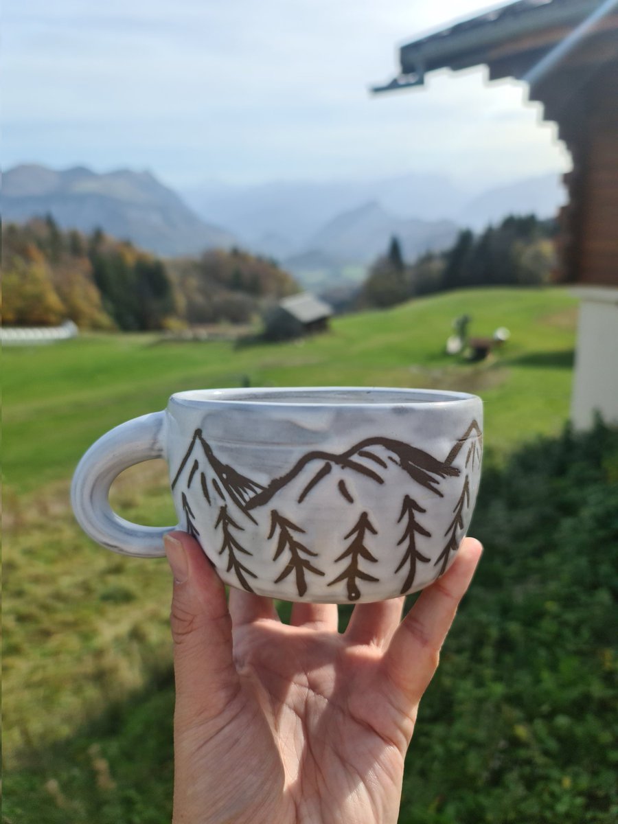 Mugs inspired by the mountains, coming soon to my website, just in time for christmas gift shopping #christmasgiftidea #UKGiftHour #shopindie #madeinwales