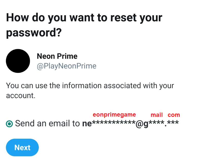 ‎Gabe Follower on Twitter "so the email used for "PlayNeonPrime" is