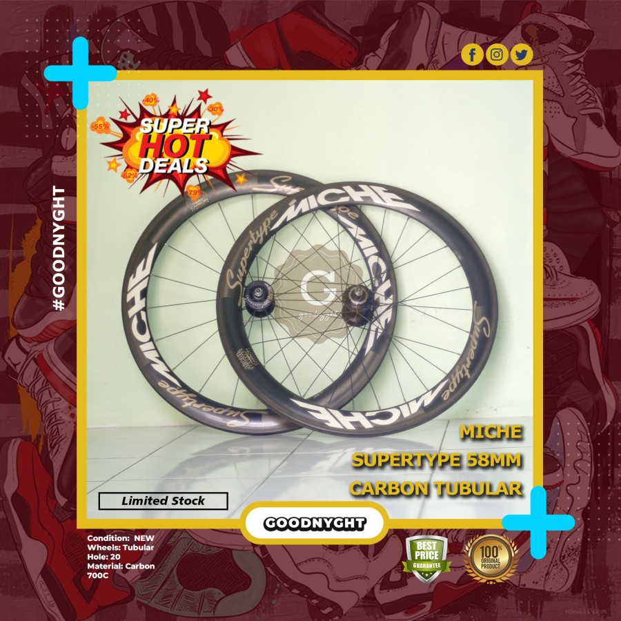 goodnyght's tweet photo. Izin berniaga parts nganggur ini kakak-kakak FnF.
.
WTS: Miche Supertype 58mm Wheelset
.
Condition: Brand New
Full Carbon
Tubular
.
Harga: IDR 9.999K (Via Tokped)
.
Link: cek profile kita ππ
.
#fnfjb #bgrfixedfaction https://t.co/ZmI9xuBbyC