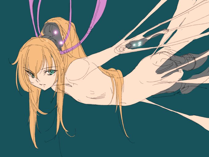 ロシアサイボーグ娘さんのスケッチです 