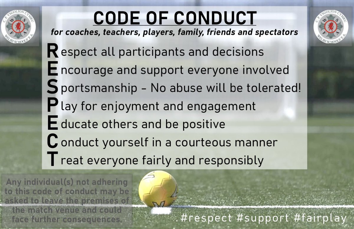 WelshSchoolsFA's tweet photo. #respect #parchus https://t.co/nZLYiD0BIk