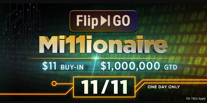 PokerPromo_net's tweet image. GGPoker - the biggest Flip &amp;amp; Go tournament of all time is coming in November
Learn More: bit.ly/3Nij1Lk
#ggpoker #poker #pokerpromo