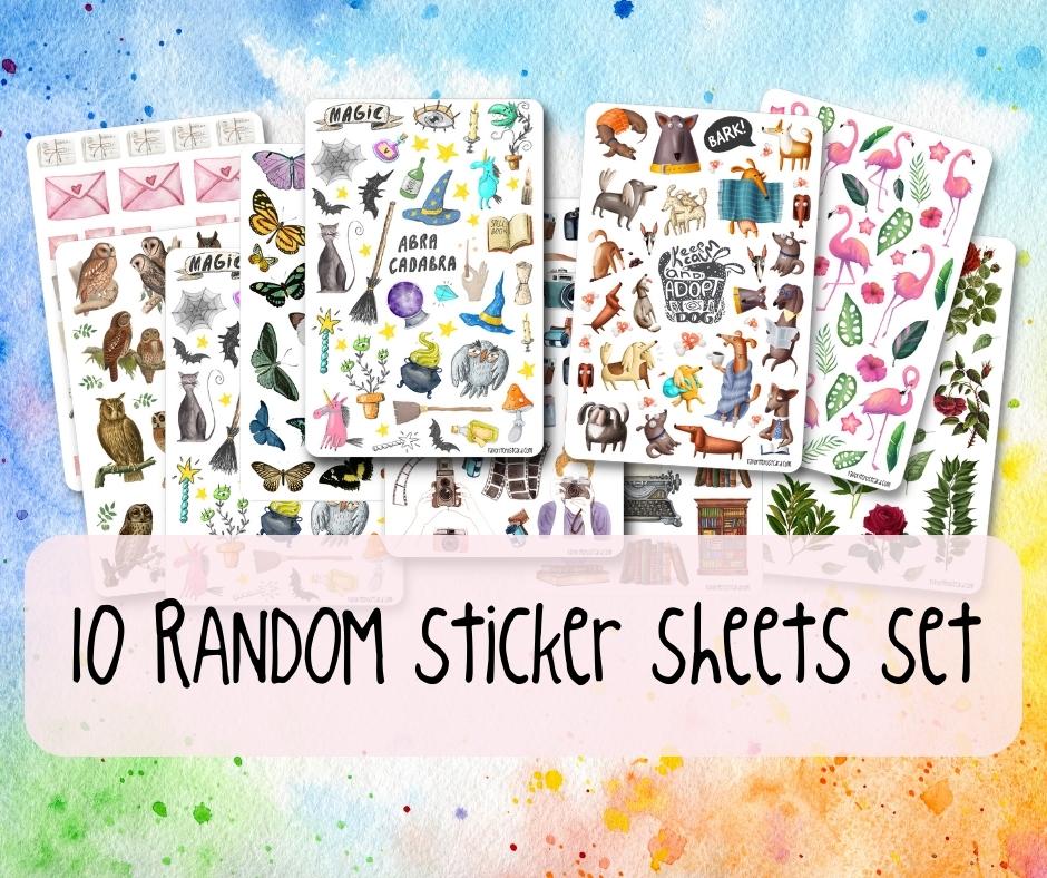 You’ll find lots of great #sticker sheets in our shop. The themes are very varied.
But sometimes it is very difficult to choose. Trust us and buy this random set; you will save time and get a surprise! 
favoritepostcard.com/.../10-random-…
#journaling #stickersheets #scrapbooking