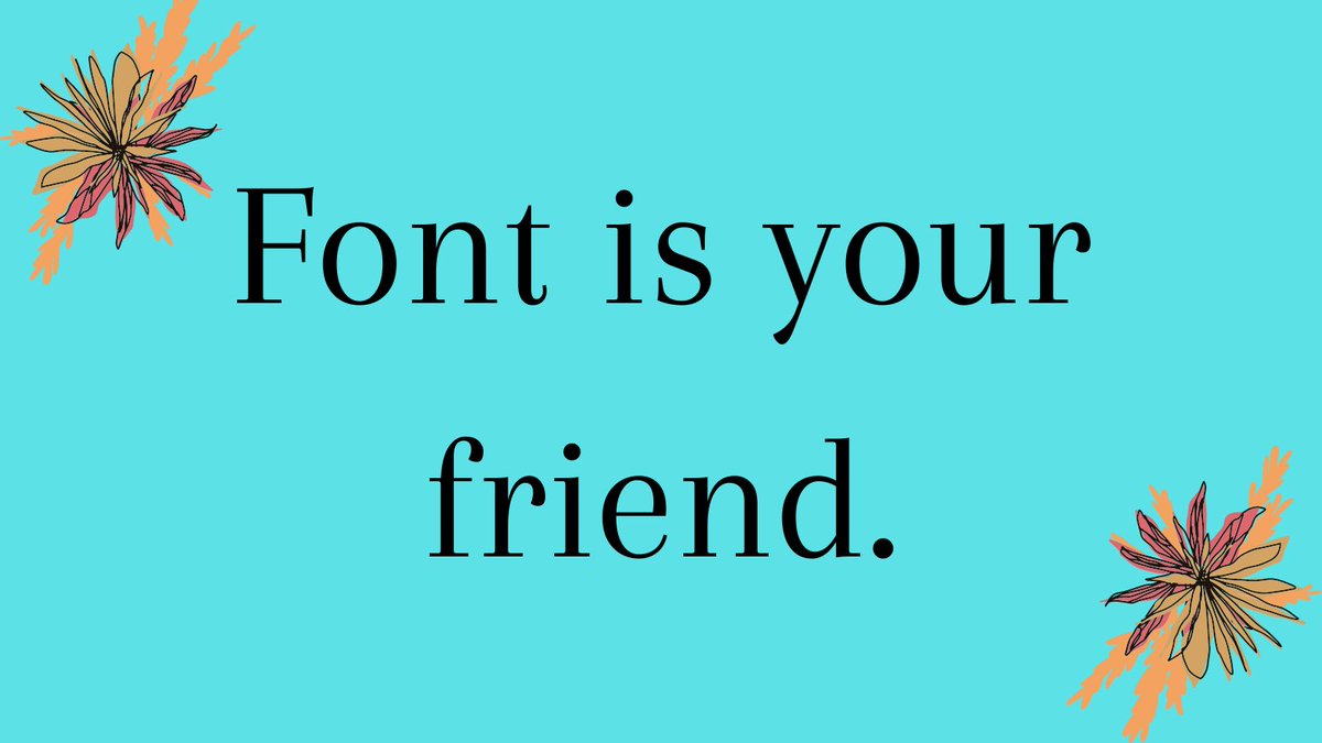 A good font can make or break your entire image, and knowing which ones to use and where is a vital part in doing our job.
#GraphicDesign #Professional #details