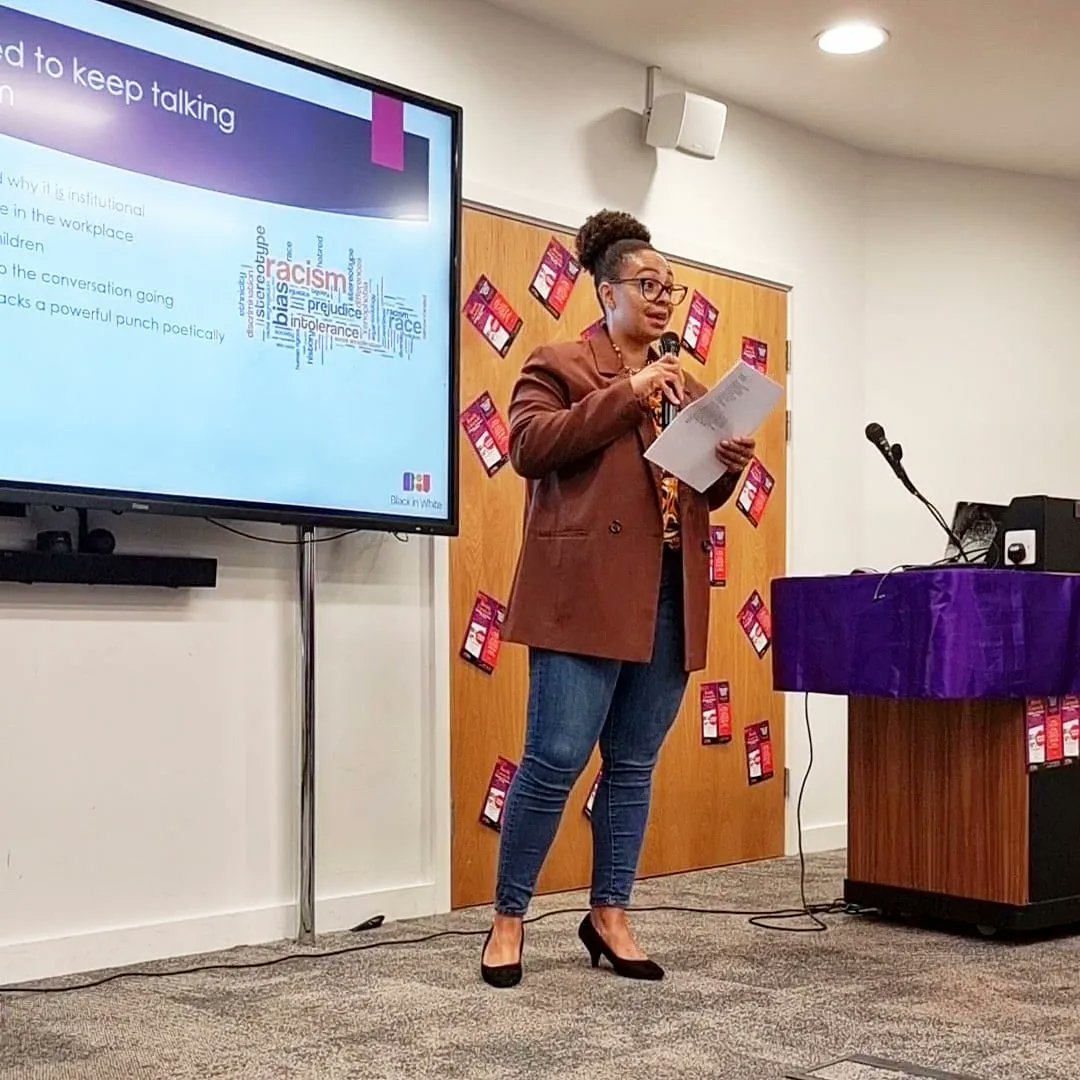 serena_malcolm's tweet photo. Watch the full video of my speech here: https://t.co/H60JCjPd8Y #BlackHistoryMonth https://t.co/BXXGVSPBpJ
