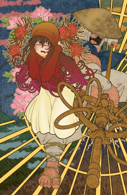 なんか色々やりすぎた結果サムネとしてすごい視認性が悪くなっちゃった扉絵。結構凝ってるんですよ!新しいお話もよろしくお願いします! 