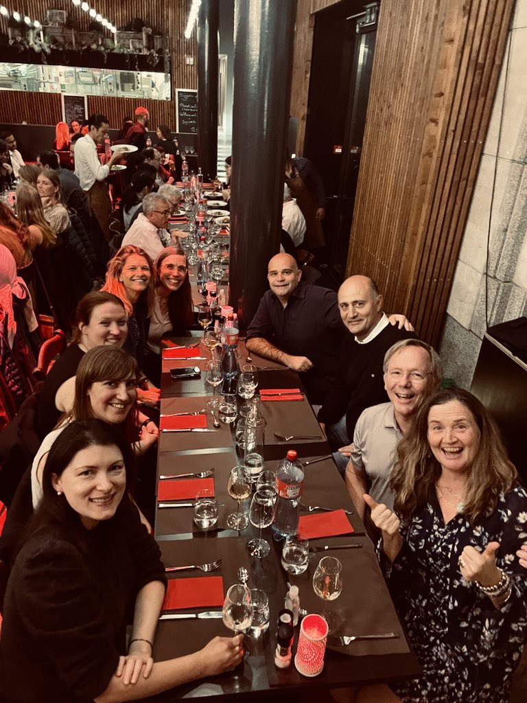 <a href="/SIOGorg/">SIOG</a> Surgical Ad Hoc Committee networking with our geriatrics colleagues. So lucky to be part of this incredible group and excited for the future #SIOG2022 <a href="/JaklitschMD/">Mike Jaklitsch, MD</a> <a href="/3isac/">Isacco Montroni</a> <a href="/ugolinimd/">Giampaolo Ugolini</a> <a href="/pennsurgery/">PennSurgery</a> <a href="/BrighamSurgery/">Brigham and Women’s Department of Surgery</a> <a href="/BrighamThoracic/">Brigham and Women's Thoracic Surgery</a>