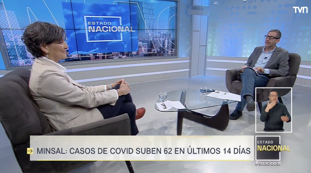 📺📡AHORA | Ministra @ximenaguilera visita #enacional de @TVN para hablar sobre el actual escenario del COVID-19 en Chile 📱EN VIVO: tvn.cl