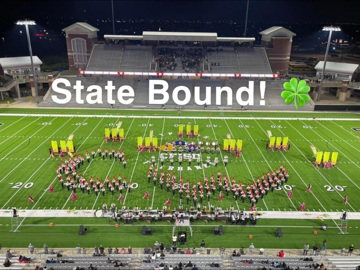 We’re taking our Shenanigans to the Alamodome! Cy Woods Band is going to the UIL State Marching Contest!