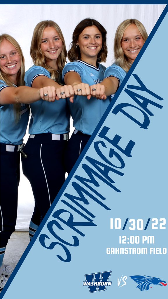 Last Scimmage Day of our fall season today! First pitch set for 12pm at Gahnstrom Field! #Elevate 🎩🥎