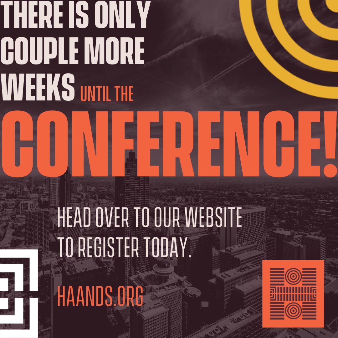 _haands's tweet photo. There are only a couple more weeks until the conference!
We are excited to have you all here!
Head over to our website to register today.
https://t.co/V9wQBdppre
#historicblackwallstreets #haands #historicblackdistricts #buildbackblack https://t.co/5vajZNLTOf