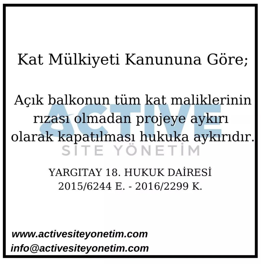 Active Profesyonel Site Yönetimi (@active_yonetim) on Twitter photo 