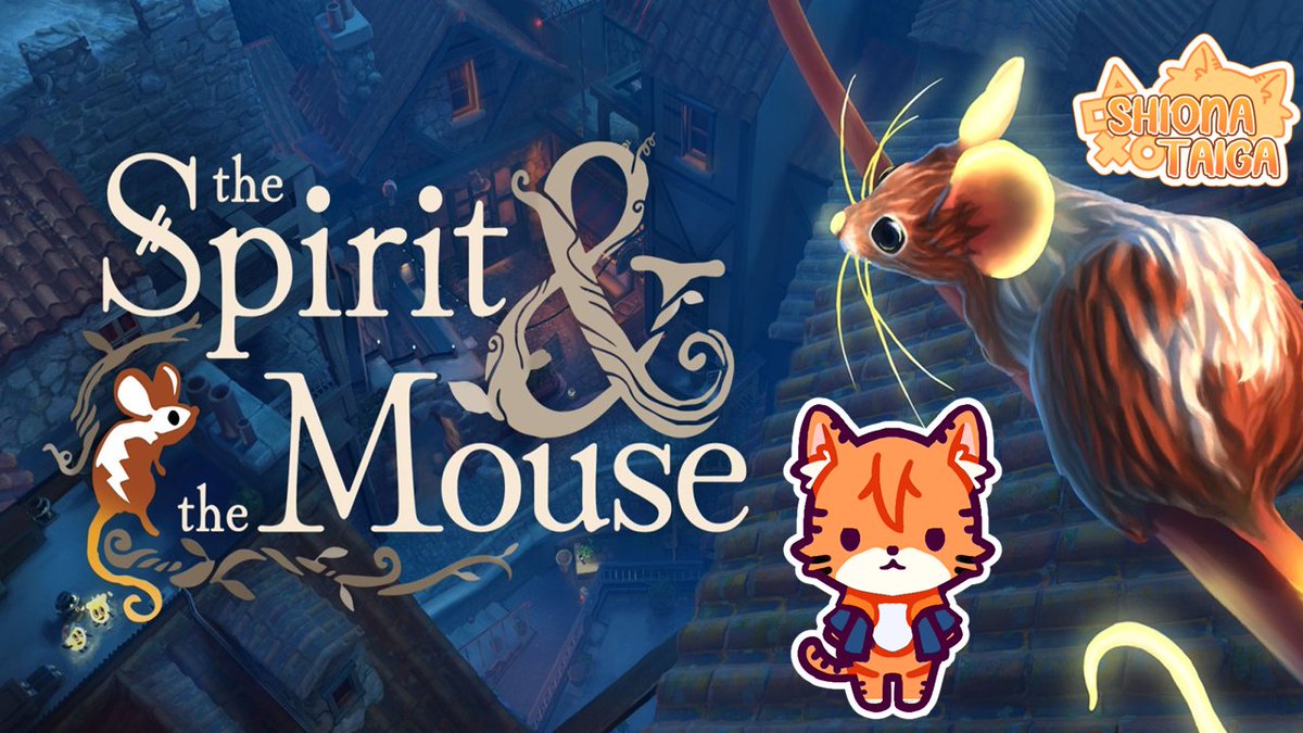 ShionaTaiga's tweet photo. Spirit and the mouse!
Hoy toca jugar spirit and the mouse! No se lo pierdan, estaremos prendiendo 6:00 PM MEX / 7:00 PM PER (Espero el internet no falle uwu)
https://t.co/AA7kAwm1Q6
#VTuberES #SpiritAndTheMouse #VtuberUprising #TwitchStreamers #gamer #streamer https://t.co/HzyvinrjOT